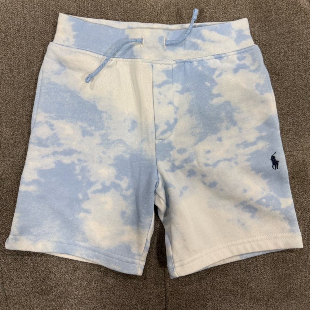 Polo by Ralph Lauren Light Blue Tie-Dye Shorts